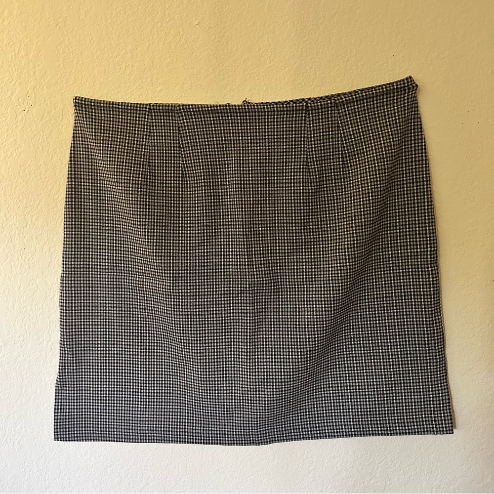 Gingham mini skirt size 18